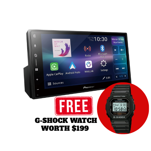 Pioneer DMH-A5650BT | 6.8" Wireless CarPlay & Android Auto Head Unit