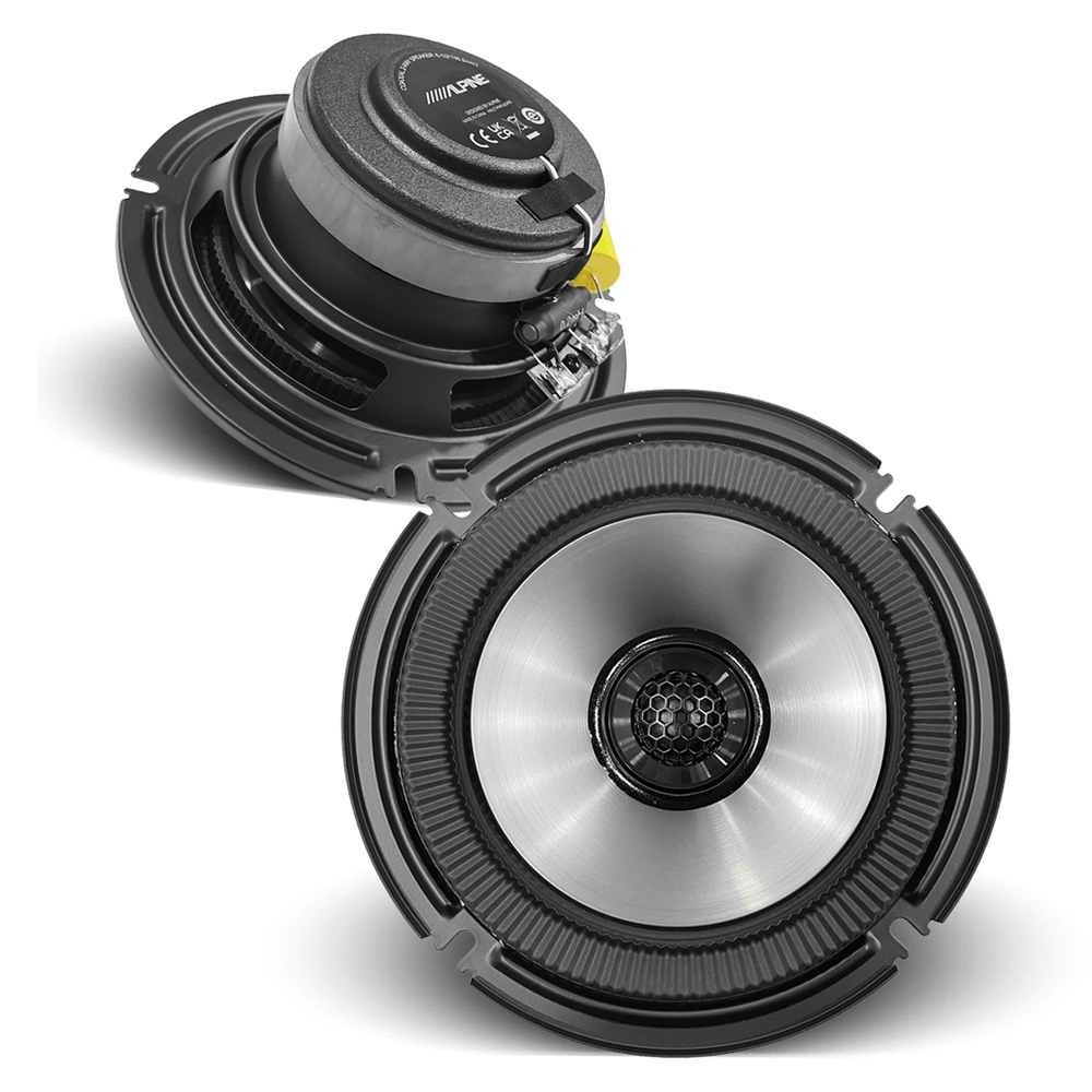 ALPINE BRV-S65 BASSREV-SERIES 2 6.5" COAXIAL SPEAKER 100W RMS 2-WAY