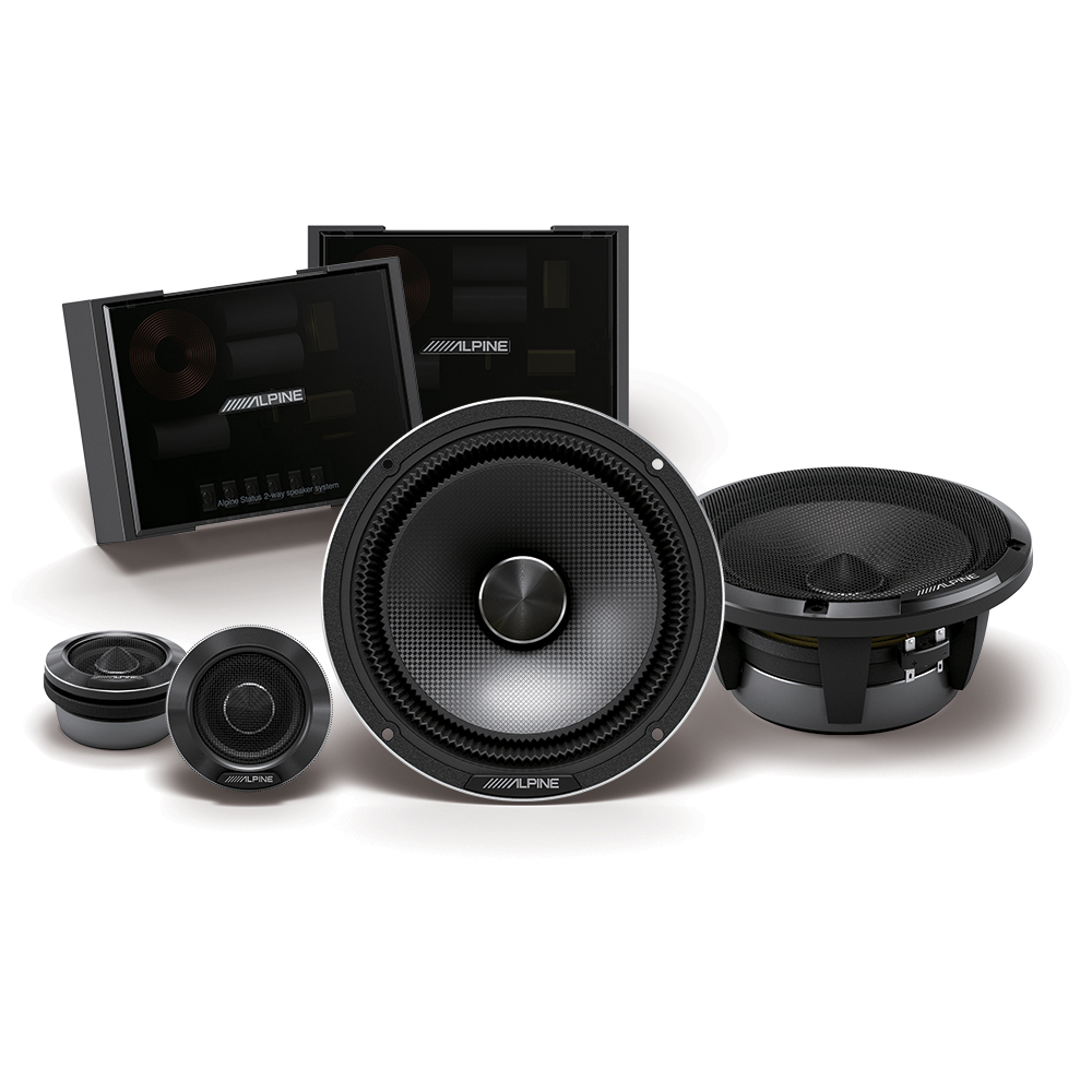 ALPINE HDZ-65C STATUS SERIES 6.5" COMPONENT SPEAKER 100W RMS 2-WAY