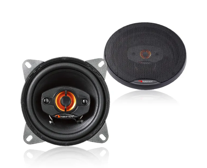 NAKAMICHI NSE1057 4" 4 WAY COAXIAL SPEAKERS PAIR 300W